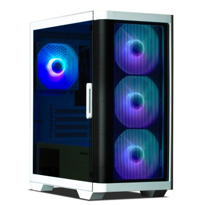 Кутия ZALMAN M4 WHITE, mATX, Mini Tower, 4 fans included