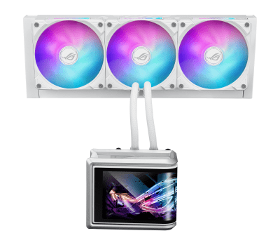 Охлаждане ASUS ROG Ryuo IV SLC 360 White Edition ARGB 6.67" Curved AMOLED Display