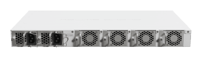 Комутатор MikroTik CRS518-16XS-2XQ-RM 2x 100 Gigabit QSFP28 порта и 16x 25 Gigabit SFP28 порта