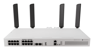 18-портов комутатор MikroTik CRS418-8P-8G-2S+5axQ2axQ-RM