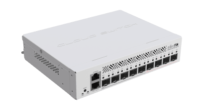 Комутатор MikroTik CRS310-1G-5S-4S+IN с 5 SFP и 4 SPF+ порта