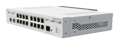 Комутатор MikroTik CCR2004-16G-2S+PC с 16 Gigabit порта и 2 SFP+ порта