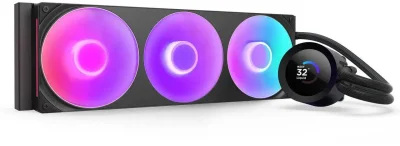 Охлаждане NZXT Kraken Plus 360 RGB LCD Display - Black