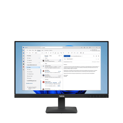 Монитор Lenovo ThinkVision S24-4e - 23.8 inch 1920x1080, IPS, 100 Hz - 64B5KAT1EU