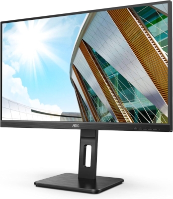 Монитор AOC 27P2Q - 27" IPS, WLED, 1920x1080, 100Hz, 250cd/m2 VGA, DP, HDMI, USB SPEAKERS, Hub