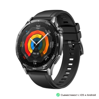 Часовник Huawei Watch GT5 Vili-B19F, 1.43", Amoled 466x466 PPI 326, BT5.2