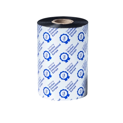 Консуматив Brother BWS-1D450-110 Standard wax black 110mmx450m ribbon (PK OF 8)
