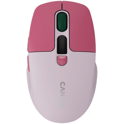 CANYON mouse MW-26 LCD Silent Dual Mode Wireless Pink