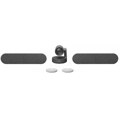LOGITECH WEBCAM - Logitech Rally Plus Ultra-HD ConferenceCam - WHITE MICPOD - USB - PLUGC - DUAL SPEAKER EMEA
