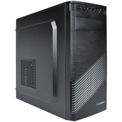 Chassis FC-F61A, ATX, 7 slots, 1 X 5.25", 2 X 3.5" H.D., 2 X 2.5", 2 x USB 3.0, 1 X Type C / 1 x AUDIO /, PSU 550W 12 sm, 20+4pin, Black