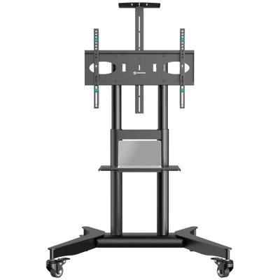 ONKRON Mobile TV stand for 32"-75" up to 50 kg, black