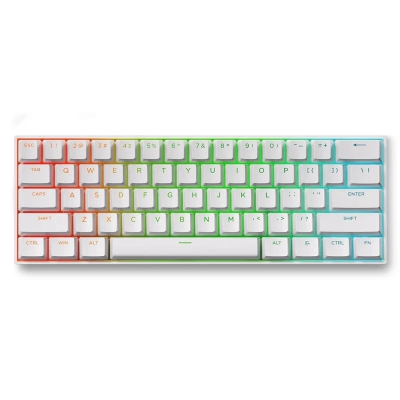 Клавиатура MCHOSE Ace 60 Pro - 8K, TTC Uranus Magnetic Switch - Standard [Linear] (English US), White, с кабел