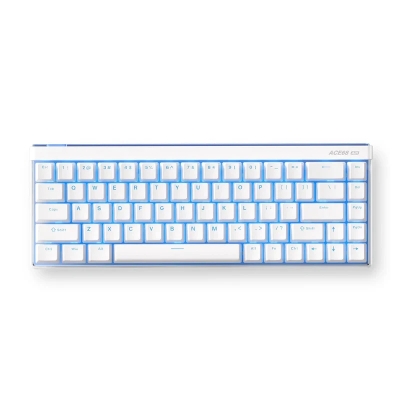 Клавиатура MCHOSE Ace 68 Air - 8K, Mount Tai Magnetic Switch GT [Tactile] (English US), White, с кабел