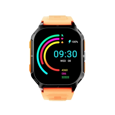 Часовник HiFuture Ultra 3 Black Orange, 2.0" IPS, 240x296, Bluetooth Call, IP68 Waterproof