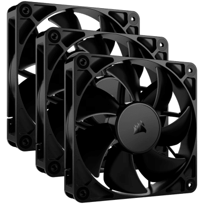CORSAIR RS120, 120mm Fan, Triple Pack