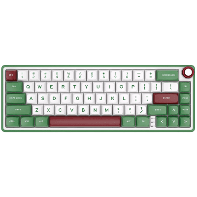 ROYAL KLUDGE R65 Green sand Gaming Keyboard Chartreuse switch