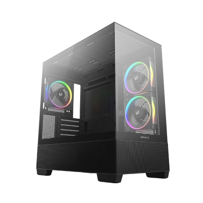 Кутия DeepCool CG380 3F, ATX, 3 ARGB Fans, USB-C