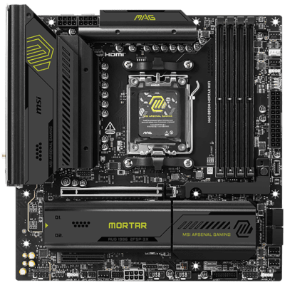 Дънна платка MSI B850M MORTAR WIFI