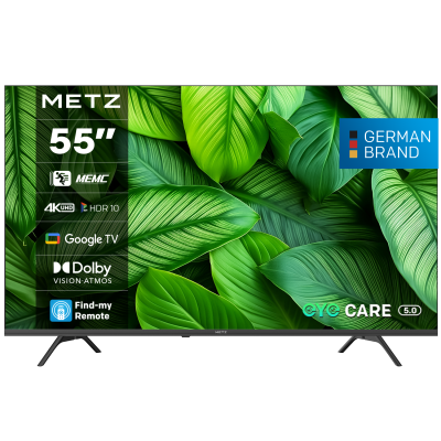 Телевизор METZ 55MUF7000Z - 55 inch 3840x2160 UHD LED SMART TV,4K, Google TV, Frameless, 2x10W