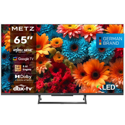 Телевизор METZ 65MQF7500Z - 65 inch, QLED+, 3840x2160 4K, Google TV, 120Hz