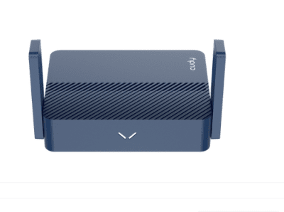 Безжичен рутер Cudy TR3000 VPN Travel router AX3000,2.5Ghz WAN,USB-C, 2 x антени,син