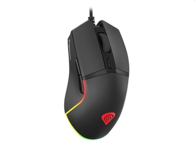 Мишка Genesis Krypton 220 RGB 6400 DPI With Software Black, с кабел