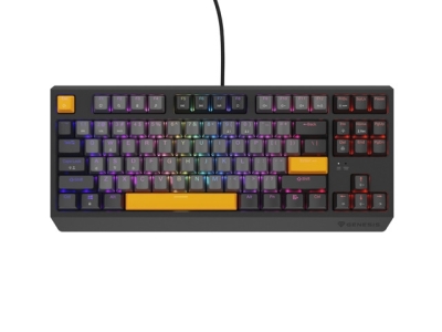Клавиатура Genesis Thor 230 TKL Anchor Gray Negative US RGB Mechanical Outemu Red, с кабел