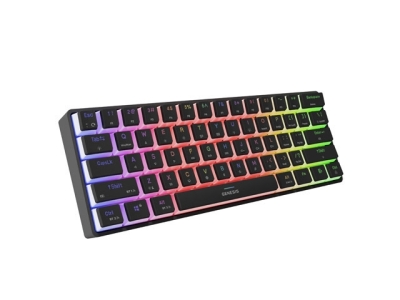 Клавиатура Genesis Mechanical Thor 660 G2 RGB Backlight BLACK GATERON BROWN, с кабел и безжична BT