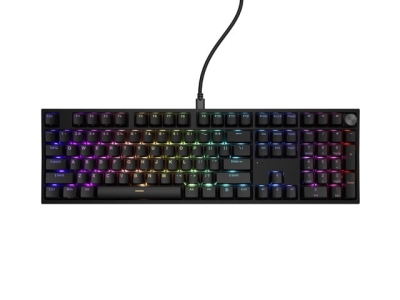 Клавиатура Genesis Mechanical Thor 404 Black RGB Backlight Gateron Yellow Pro, US Layout, с кабел