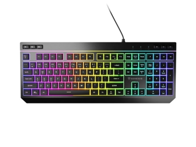 Клавиатура Genesis Rhod 530 Rgb Backlight Us Layout Programmable, с кабел