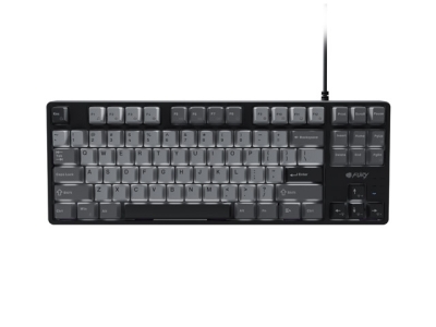 Клавиатура Fury Kanabo K2, US layout, White backlight, Mechanical, Black-Grey, с кабел