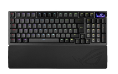 Клавиатура Asus M901 ROG AZOTH 96HE BLK HFXV2 US PBT, с кабел и безжична WiFi+BT