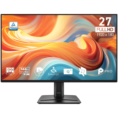 Монитор MSI PRO MP275 E14L - 27" 144Hz, FHD (1920x1080) 16:9, IPS Anti-glare, 1ms/4ms, Speakers