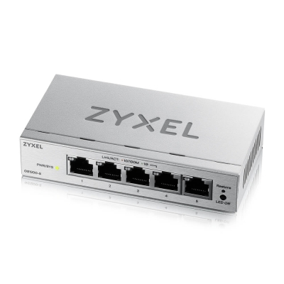 Комутатор ZyXEL GS1200-5 v3, 5 Port Gigabit webmanaged Desktop Switch