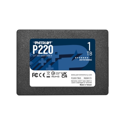 SSD диск Patriot P220 1TB SATA3 2.5