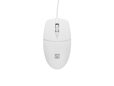 Мишка Natec Ruff 1000 DPI Optical White, с кабел