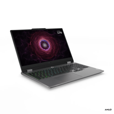 Лаптоп LENOVO LOQ 15ARP9 - 15.6" 1920x1080 144Hz IPS LED, AMD Ryzen 5 7235HS, 24GB, 1TB, RTX 3050 6GB, 83JC00GBBM