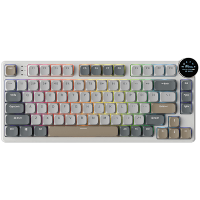 ROYAL KLUDGE RK N80 Pearly Dawn Gaming Keyboard Red switch