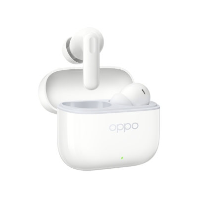 Слушалки OPPO Enco Bud3 Pro TWS Glaze White, безжични