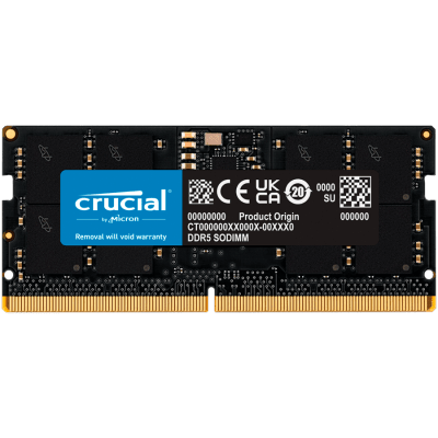 Crucial 16GB DDR5-4800 SODIMM CL40 (16Gbit)