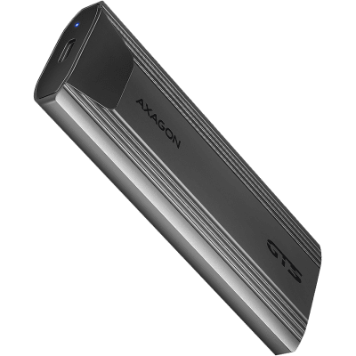 AXAGON EEM2-GTS2 USB-C 3.2 Gen 2 - M.2 NVMe / SATA SSD THIN SCREWLESS 30-80mm ALU box