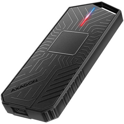 AXAGON EEM2-GAM USB-C 3.2 Gen 2 10Gbps - M.2 NVMe/SATA SSD GAME 30-80mm ALU box