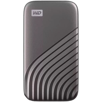 WD 4TB My Passport SSD - Portable SSD, up to 1050MB/s Read and 1000MB/s Write Speeds, USB 3.2 Gen 2 - Space Gray