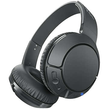 TCL On-Ear Bluetooth Headset, Strong BASS, flat fold, Frequency: 10-22K, Sensitivity: 102 dB, Driver Size: 32mm, Impedence: 32 Ohm, Acoustic system: closed, Max power input: 30mW, Connectivity type: Bluetooth only (BT 4.2), Color Shadow Black