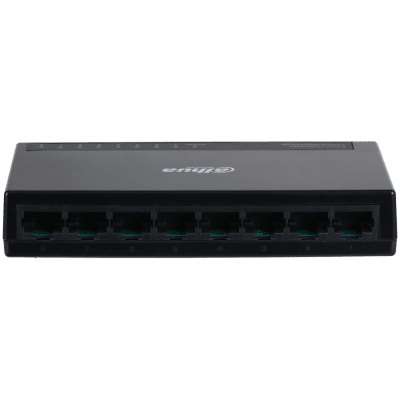 Dahua 8-port Gigabit 10/100/1000, Layer 2 Switch, Switching Capacity 16GB/s, MAC Table Size 2K