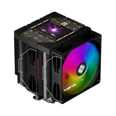 Охлаждане Thermalright Peerless Assassin 120 Vision ARGB - Dual-Tower - 2.8 inch Display, LGA1851/AM5