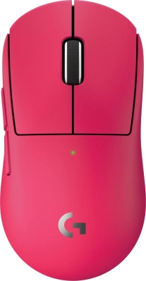 Мишка Logitech G Pro X Superlight 2c Compact - Magenta, безжична WiFi