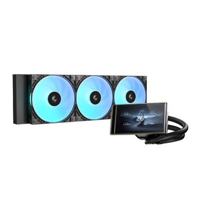 Охлаждане DeepCool LT360 VISION ARGB - 4.5 inch IPS LCD screen - LGA1851/AM5