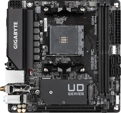 Дънна платка GIGABYTE A520I AC WIFI