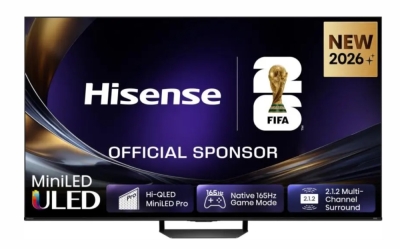 Телевизор Hisense U7S Pro - 55" 4K Ultra HD 3840x2160, ULED, FALD, Quantum Dot, 165Hz, IPS, HDR 10+, HLG, Dolby Vision IQ